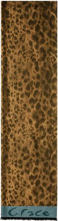 Manila Grace Sciarpa Animalier - - Accessories - Donna - Giallo - ONE SIZE