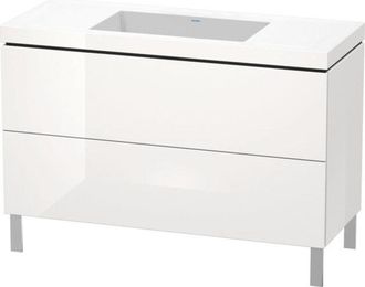 Duravit Duravit L-cube C-bonded Ensemble Vertical, 2 Tiroirs, Sans
