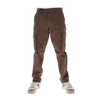 Lyle & Scott Straight Trousers, male, Brown, Size: W36 Straight Trousers