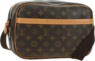 Louis Vuitton Pre-owned Cross Body Bags, female, Brown, Size: ONE SIZE Pre-owned Vintage Monogram Canvas Shoulder Bag