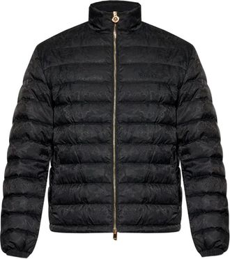 Versace Quilted Black Jacket