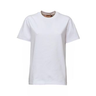 N&deg;21 Oversized White Heavy Cotton Jersey T-Shirt