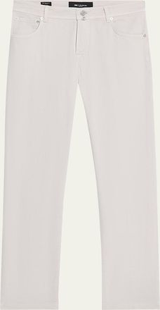 Kiton Mens Cotton-Stretch Slim Five-Pocket Pants