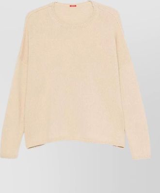 Apuntob cashmere fine-knit crew-neck long-sleeve sweatshirt