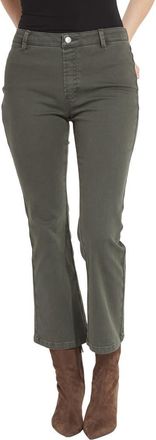 Lyss&eacute; Estelle Pull-On Flare Ankle Jeans in Asutex Mosswood at Nordstrom, Size X-Large