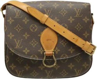 Louis Vuitton Pre-owned Cross Body Bags, female, Brown, Size: ONE SIZE Pre-owned Canvas Cross Body Bag