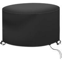OEM Litzee - Funda Protectora Para Mesa Redonda &Oslash;128x71cm - Tejido Oxford 420d Impermeable - Resistencia De 3000 Mm - Protecci&oacute;n Uv Y Contra La Decoloraci