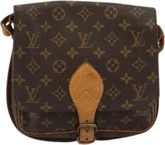 Louis Vuitton Pre-owned Vintage Cross Body Bag - Dames - Vintage Schoudertas - Bruin - ONE Size - Vintage