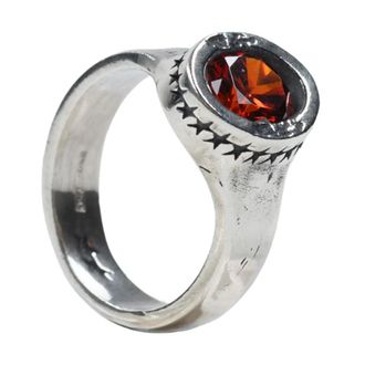 TwoJeys Icon Link Ruby Ring - unisex - Twojeys - Rings - Gray - 61 MM - Accessories