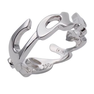 Cartier White Gold White Gold (18K) Band Ring (Pre-Owned)
