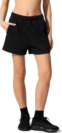 LilySilk Porchlight Lounge Shorts in Black at Nordstrom, Size X-Small