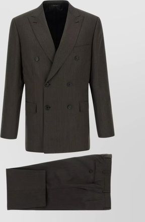 Brioni wool double breasted coat