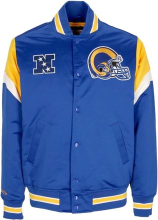 Mitchell & Ness NFL Losram Bomberjack Originele Teamkleuren - Heren - Bomber jackets - Blauw - XL - Polyester - Jassen