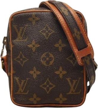 Louis Vuitton Pre-owned Cross Body Bags, female, Brown, Size: ONE SIZE Pre-owned Monogram Mini Danube Shoulder Bag