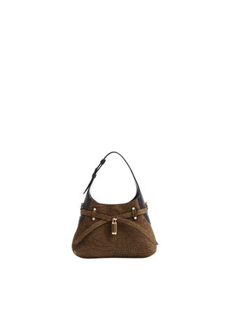 Borbonese Mini Suede Hobo Bag