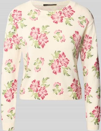 Max Mara Boxy Fit Strickpullover aus reiner Baumwolle Modell EDITTO in Ecru, Gr&ouml;&szlig;e XXL