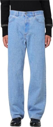 Marni Klassieke relaxte fit jeans - Heren - Regular Fit Jeans - Blauw - W32 - Katoen - Jeans