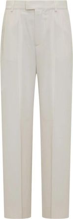 ARMARIUM Hoge Taille Rechte Pijp Broek - Dames - Straight fit broeken - Grijs - M - Broeken