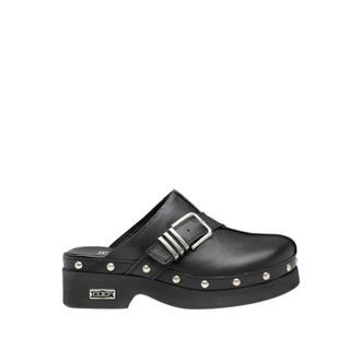 Cult Muse 4743 Sabot - Dames - Klompen - Zwart - 37 EU - Leer - Schoenen