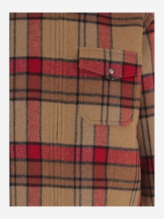 Woolrich Wool-Blend Check Pattern Shirt - Multicolor
