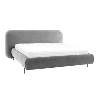 Petits Meubles Cama arc&oacute;n 180x200 incluido somier madera de pino gris