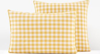 La Redoute Interieurs Kussensloop in katoen, Veldi jaune