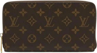 Louis Vuitton Pre-owned Wallets, female, Brown, Size: ONE SIZE Pre-owned Canvas Wallet