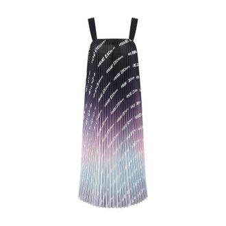 A|X Armani Exchange Dames/Dames Repeat Logo Mouwloze Midi Dress (Veelkleurig)