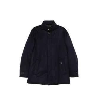 Moorer High-neck Buttoned Jacket