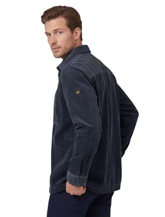 Camel Active Overshirt Camel Active Donkerblauw katoen corduroy