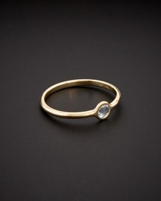 Italian Gold, Inc 14K Italian Gold Blue Topaz Ring