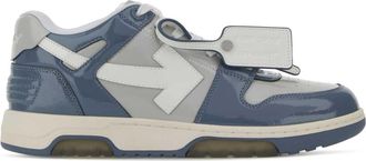 Off-white Two Tone Leather Out Of Office Sneakers