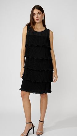Frank Lyman Design Knee-Length A-Line Dress In Black