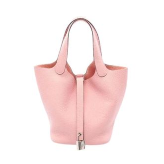 Herm&egrave;s Borsa a mano Picotin Lock PM Pre-owned in Pelle - - Pre-owned - Donna - Rosa - ONE SIZE