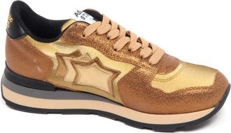 Atlantic Stars Vega Cracked Effect Schoen - Dames - Sneakers - Geel - 36 EU - Schoenen