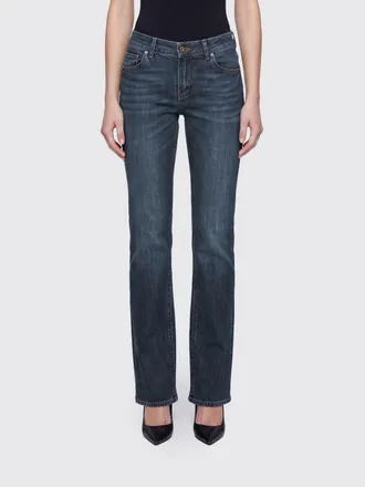 Liu Jo Jeans skinny a vita media in denim stretch con dettagli arricciati