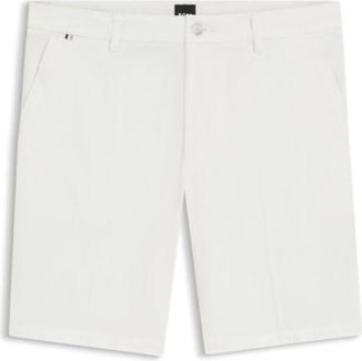 BOSS Modern-fit shorts in stretch-cotton twill