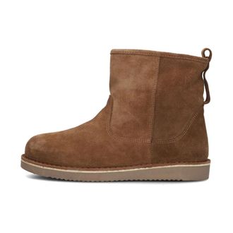 Notre-V Schoenen, Dames, Bruin, 37 EU, Leer, Enkellaarsjes
