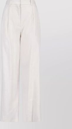 Lardini tailored trousers belt loops pleated front pockets