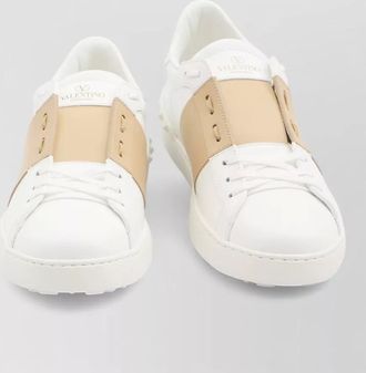 Valentino Garavani calfskin leather low-top sneakers