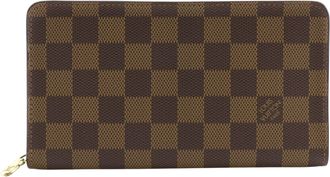Louis Vuitton Brown Damier Canvas Long Wallet (Bi-Fold) (Pre-Owned)