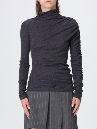 Pinko Dolcevita slim fit in misto cotone e lana con spalle scese