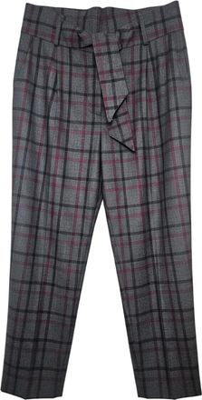 Brunello Cucinelli Pantaloni a quadri - Grigio