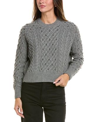 Rag & Bone Rag & Bone Liz Beaded Wool Sweater