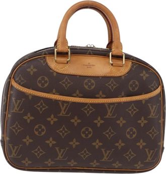 Louis Vuitton Trouville Monogram Canvas Brown Canvas Handbag (Pre-Owned)