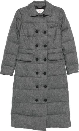 Peuterey Mantel met enkele rij knopen - Grijs