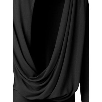 Jacquemus Draped Open Back Dress - Black