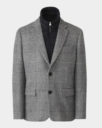 Mackage Men & apos;s Sutton Plaid Wool Jacket