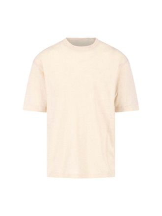 White Sand T-Shirt In Misto Lino