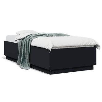Berkfield Home Bed Frame without Mattress Black 90x200 cm